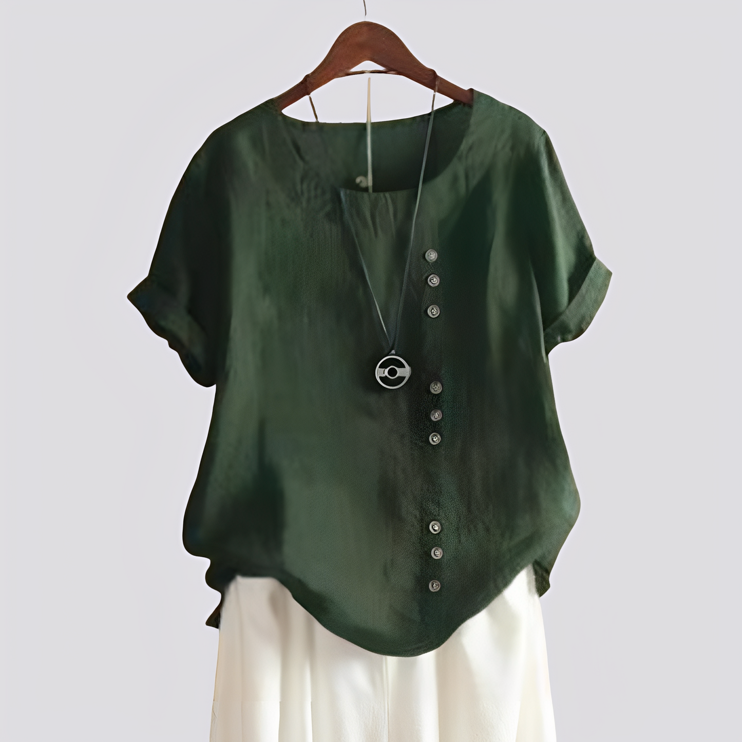 Camicia Donna Manica Corta Vestibilità Comoda