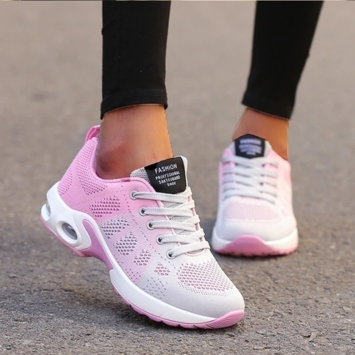 Sneaker Donna Casual da Corsa con Lacci