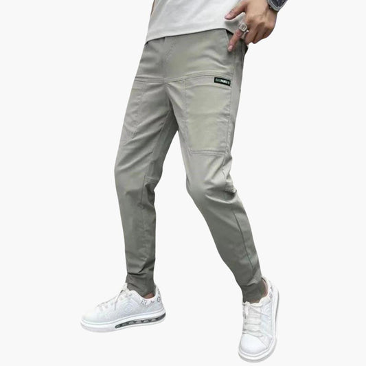 Pantaloni Cargo Uomo in Tessuto Stretch Vestibilità Comoda - Brentozzi