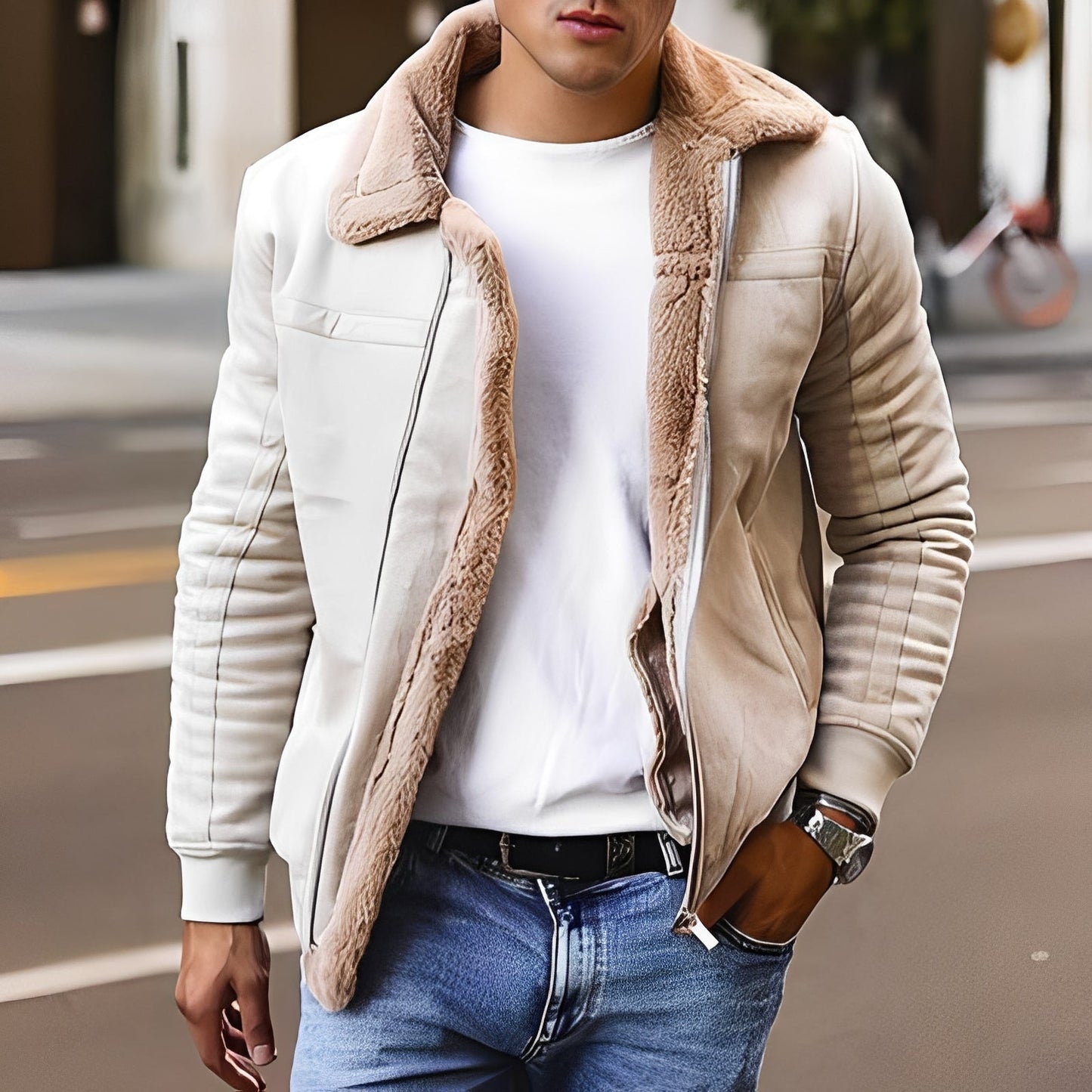 Giacca Uomo Calda Stile Classico