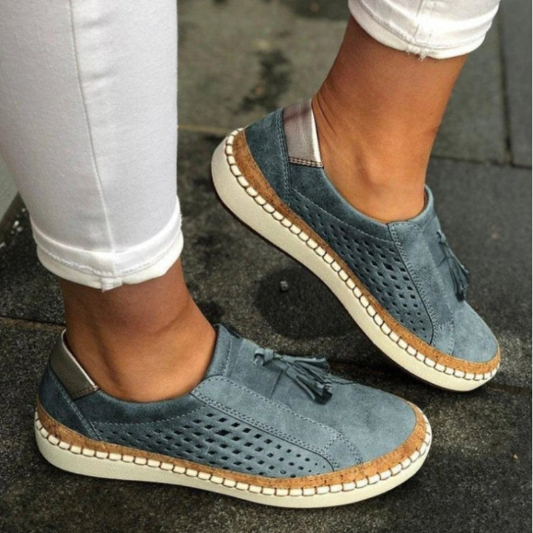 Sneakers Slip-On Donna Casual Forate