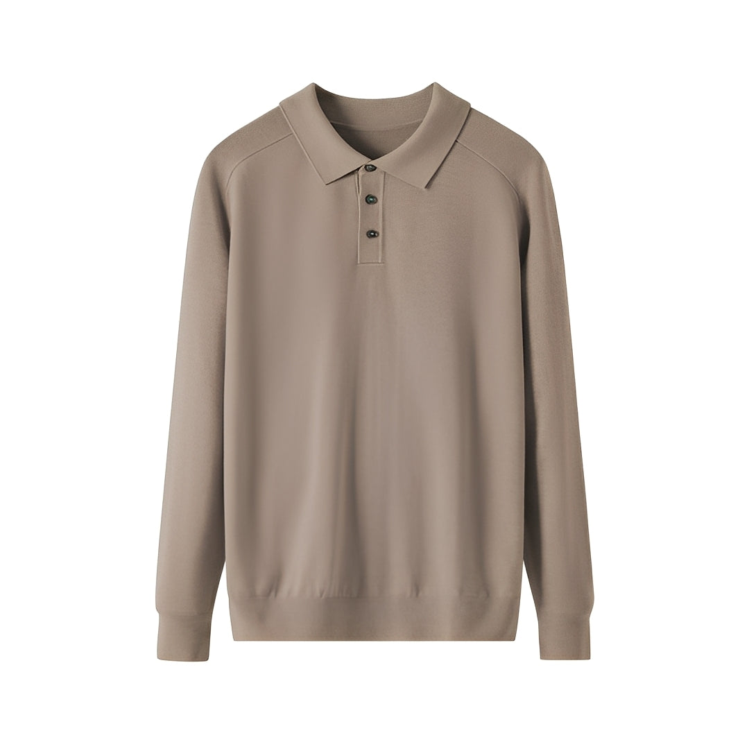 Maglione Uomo in Lana Collo a Risvolto