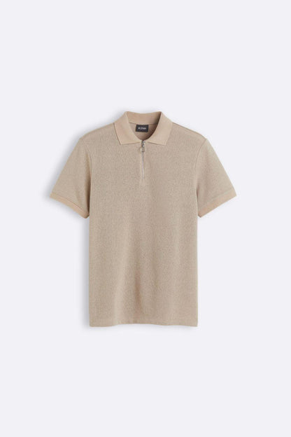 Polo Uomo in Maglia Moderna con Zip - Brentozzi
