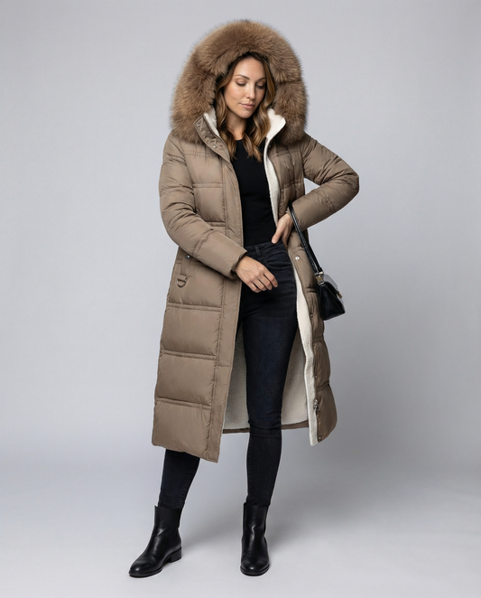 Cappotto Imbottito Donna Invernale Lungo - Brentozzi