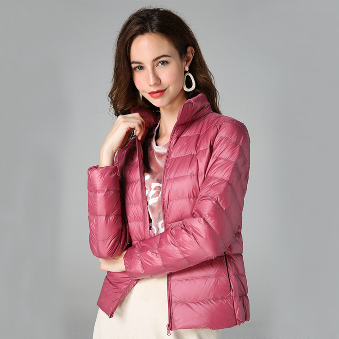 Giacca Donna Leggera Piumino Idrorepellente Calda