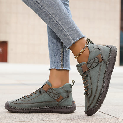 Stivaletti Donna Casual in Pelle con Lacci</s> - Brentozzi