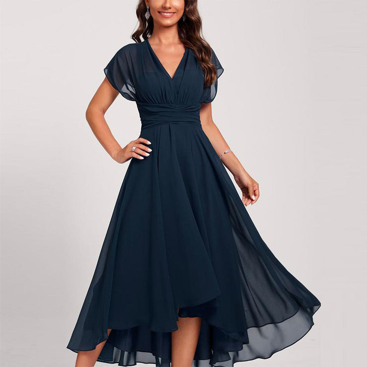 Abito Midi Donna in Chiffon Elegante - Brentozzi