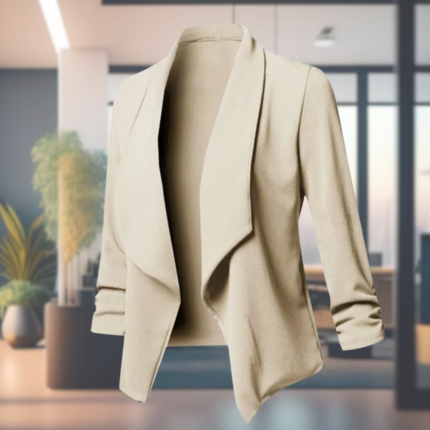 Blazer Donna Manica Lunga Leggero Elegante