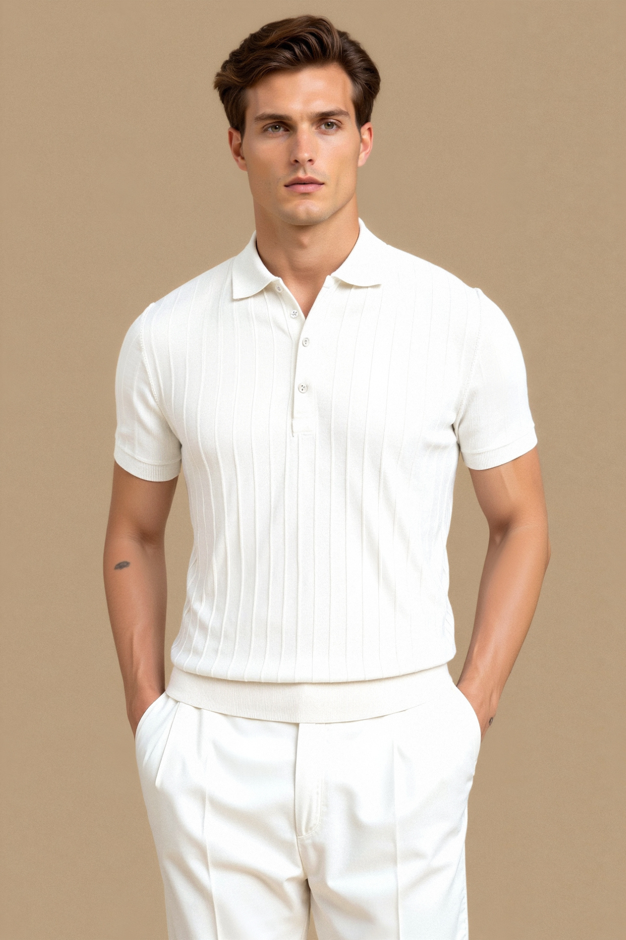 Polo Uomo Minimalista e Classica Vestibilità Regular - Brentozzi