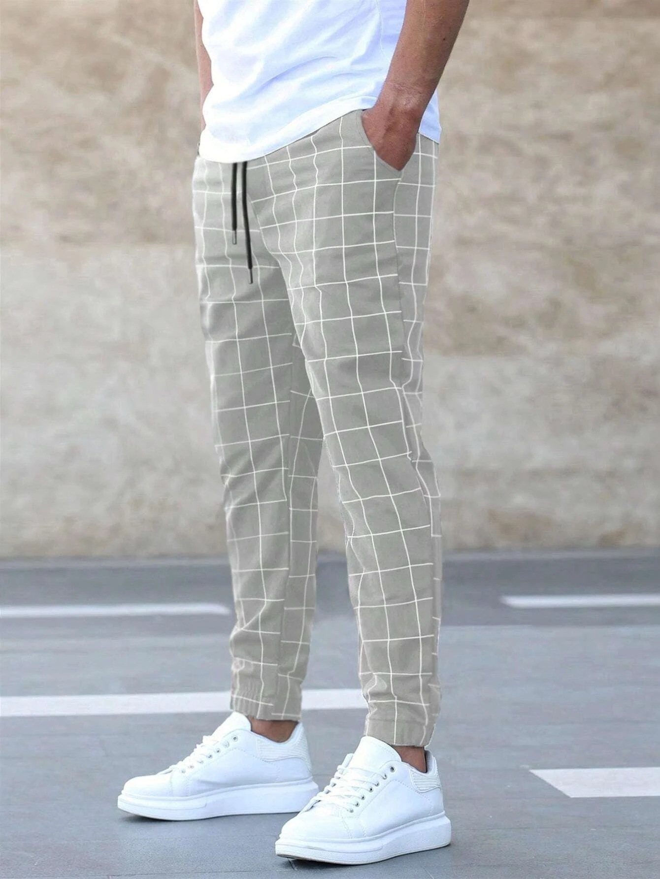 Pantaloni Uomo Traspiranti Stile Casual Comfortevole