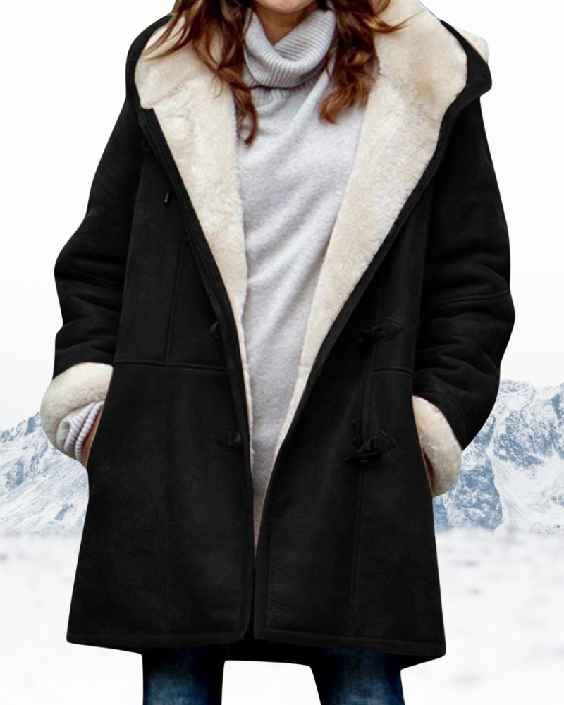 Giacca Mezza Lunghezza Donna in Tessuto Sagomata Moda Stagionale