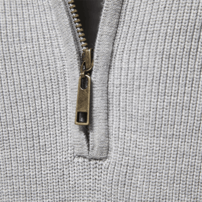 Maglione Uomo in Maglia Morbida con Zip