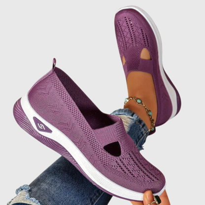 Sneakers Donna Slip-On in Maglia Traspirante - Brentozzi