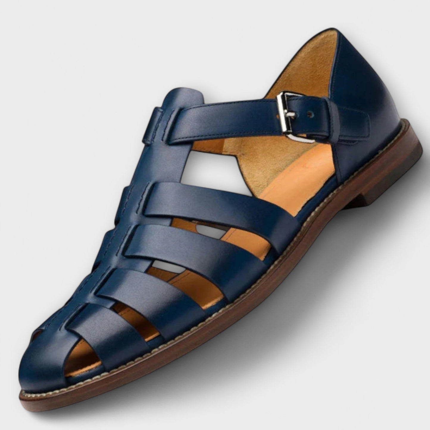 Sandali Uomo in Pelle Morbida Vestibilità Confortevole