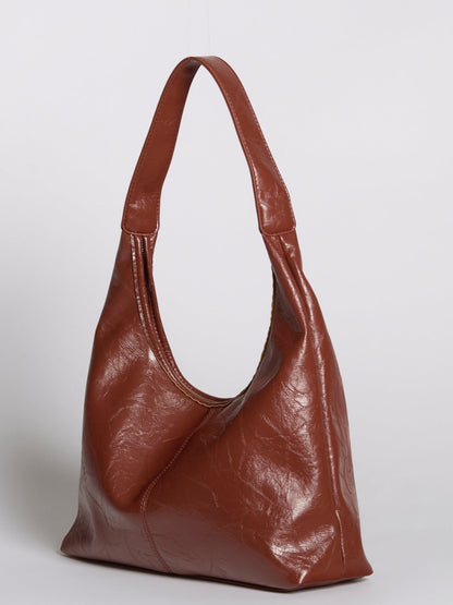 Borsa Tote Donna in Ecopelle Stile Vintage Capiente