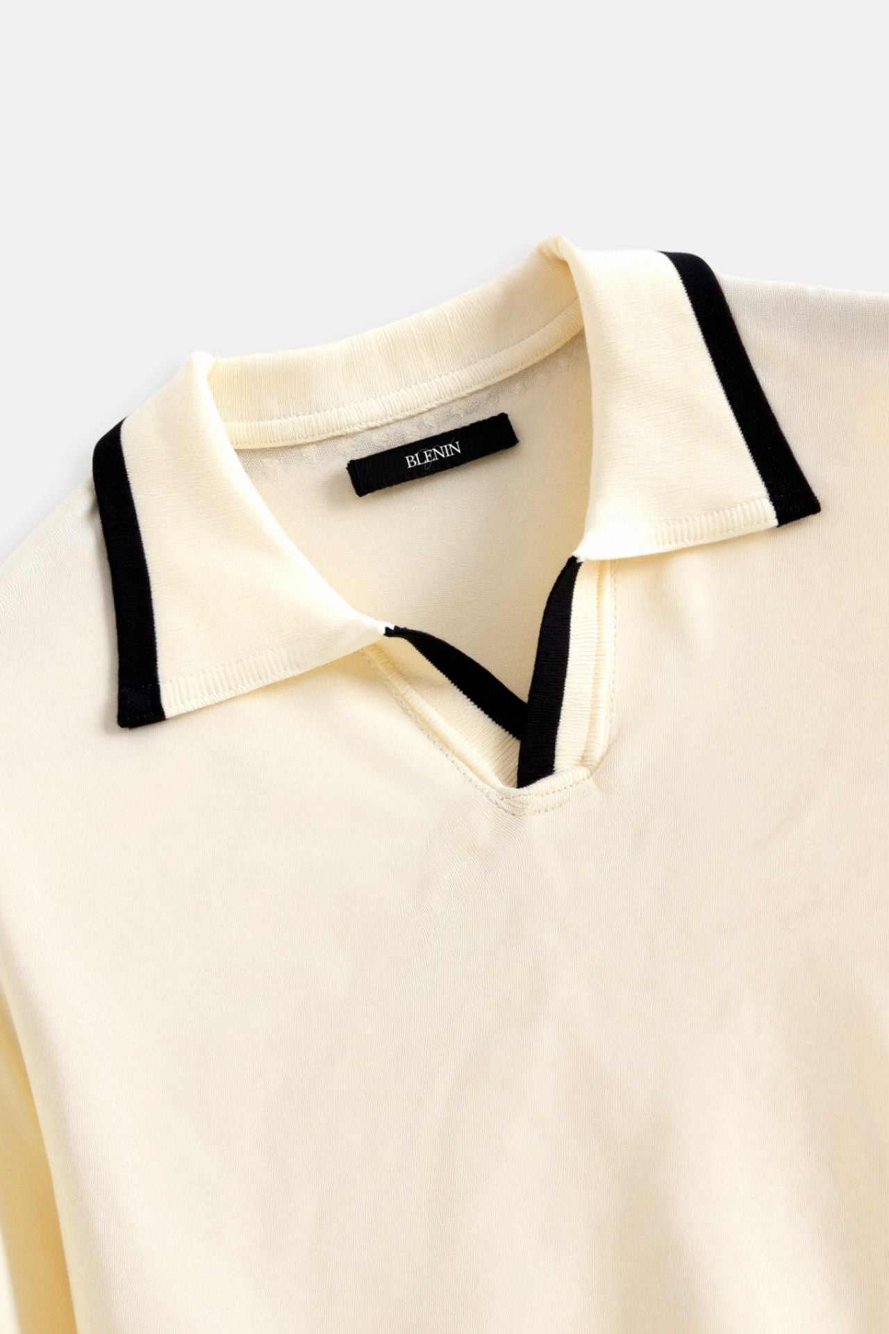 Polo Uomo con Dettagli a Contrasto Stile Elegante