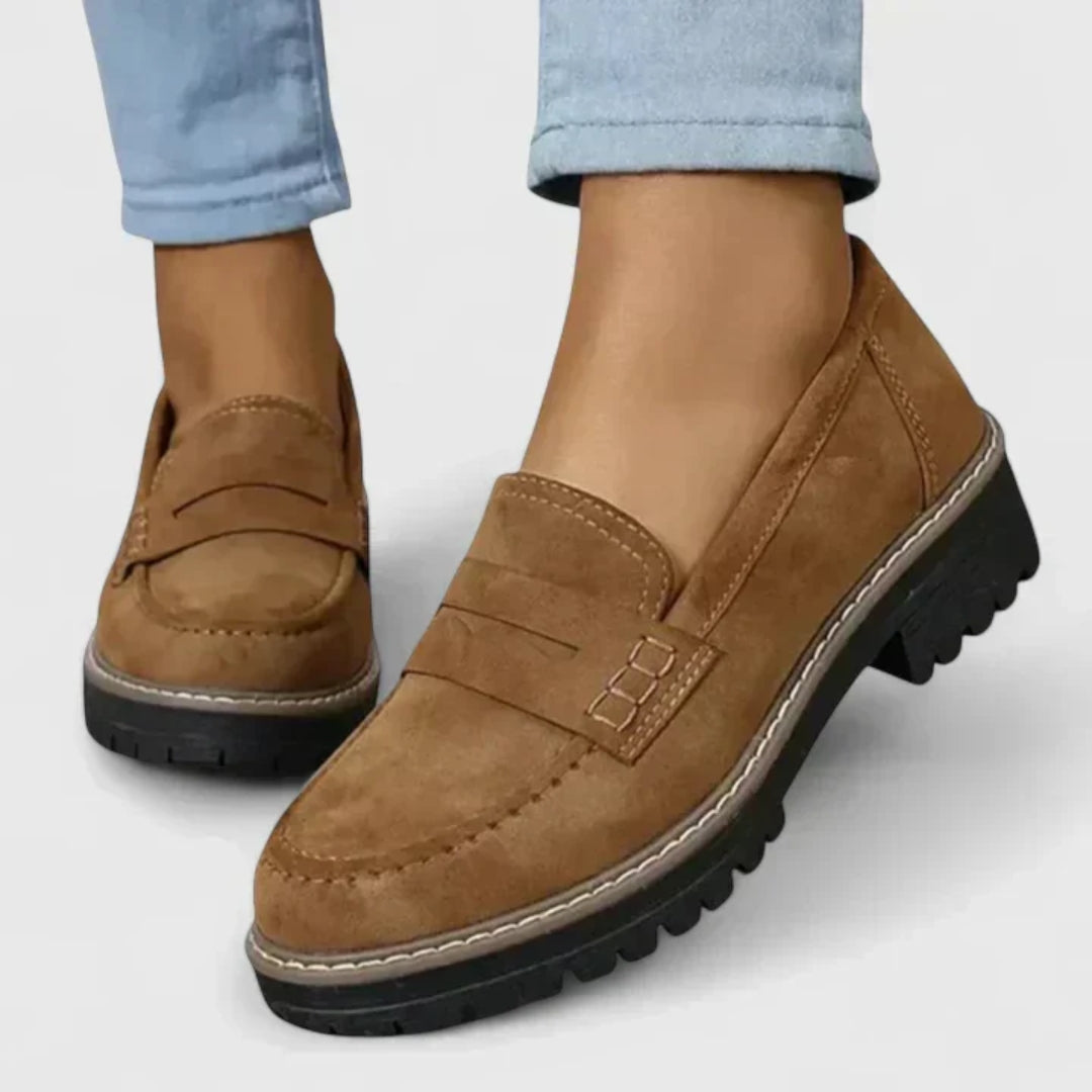 Mocassini Donna Slip-On Suola Spessa Comodi