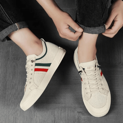 Sneaker Uomo Stilose con Dettaglio a Righe