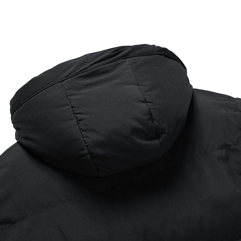 Parka Uomo Impermeabile con Cappuccio Taglio Regular