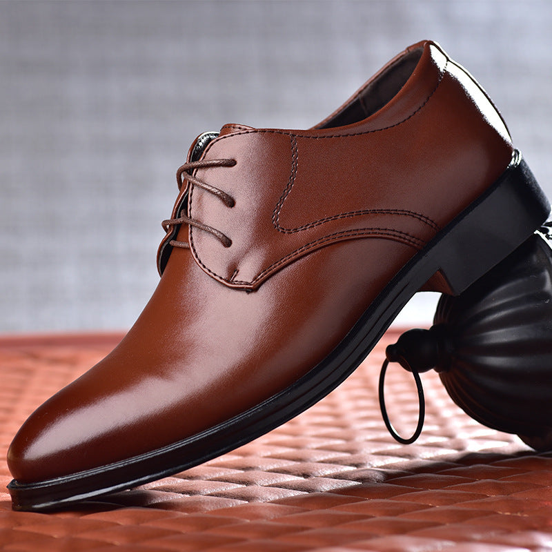 Scarpe Stringate Uomo Forma Chiusa Punta Definita