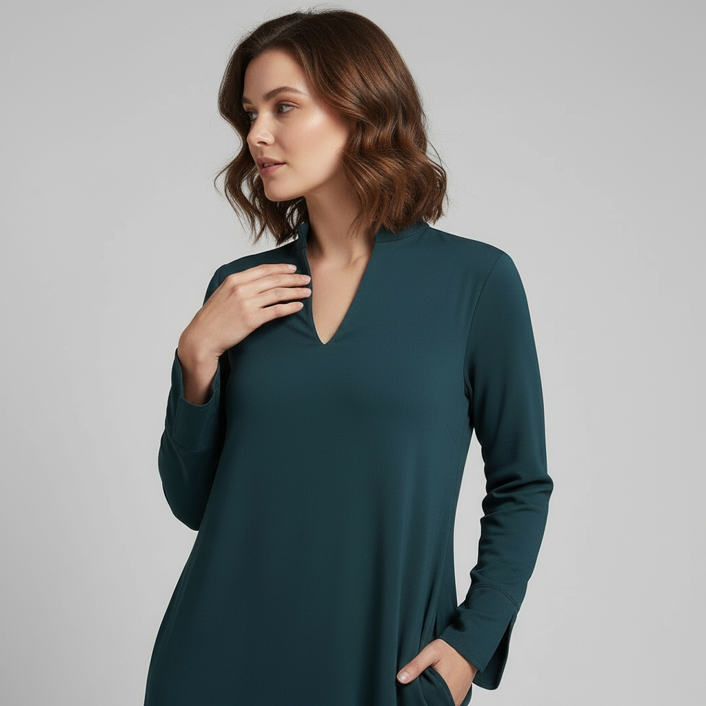 Abito Lungo Donna Linea Dritta