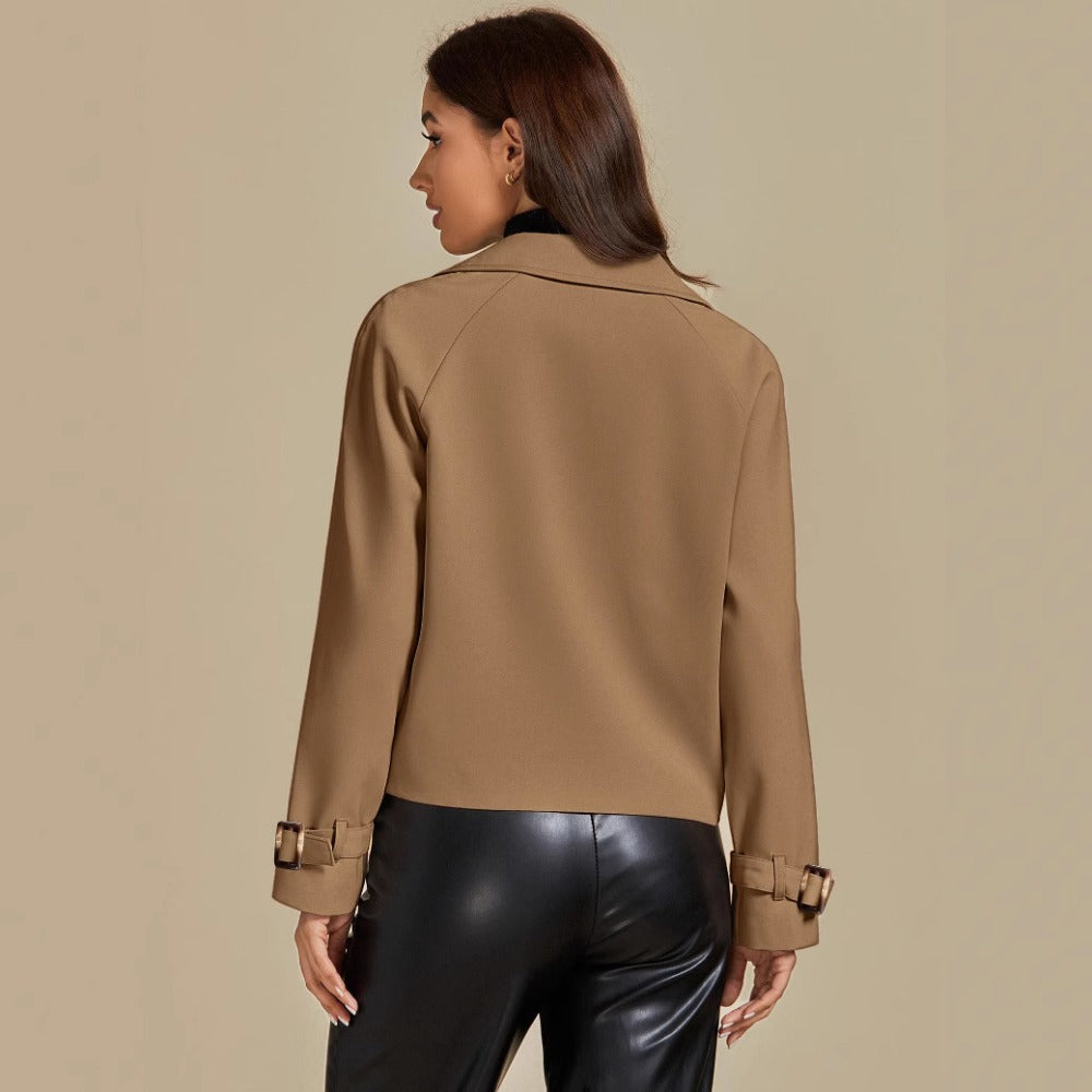 Giacca Donna Doppiopetto Manica Corta Elegante