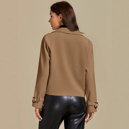 Giacca Donna Doppiopetto Manica Corta Elegante