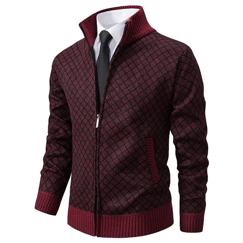 Maglione Uomo Lavorato a Maglia Design Classico Elegante