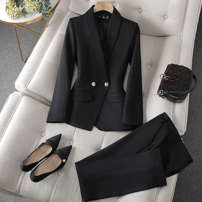 Completo Donna Blazer Sfiancato e Pantaloni Coordinati