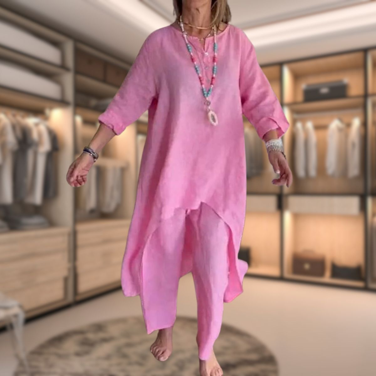 Completo Donna Taglio Oversize per Abbigliamento Casual