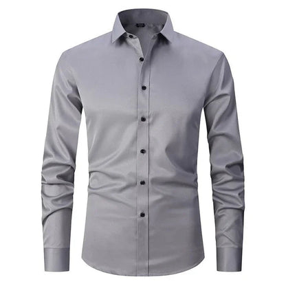 Camicia Uomo Elasticizzata Manica Lunga
