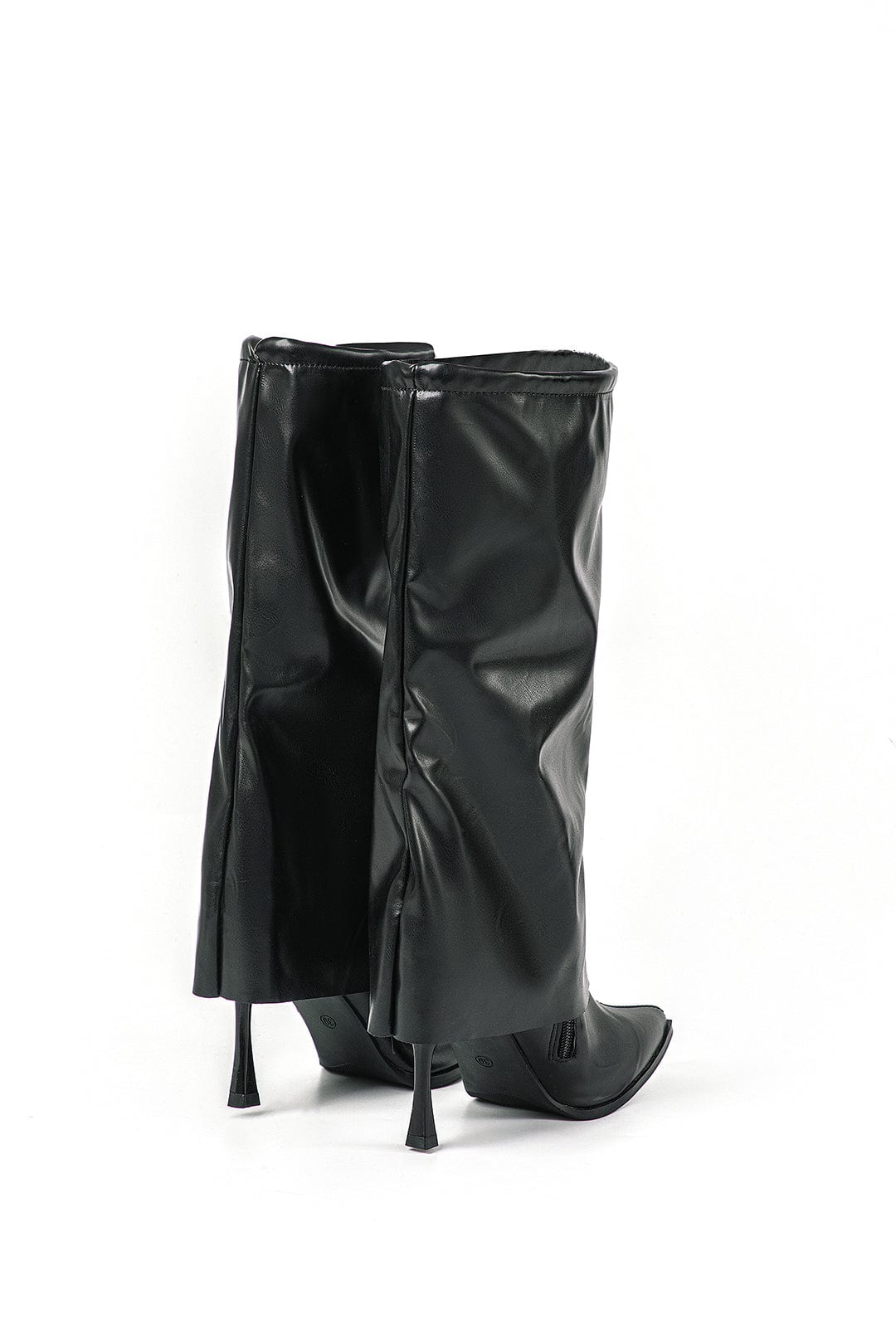 Stivali Donna Designer in Pelle Look Oversize