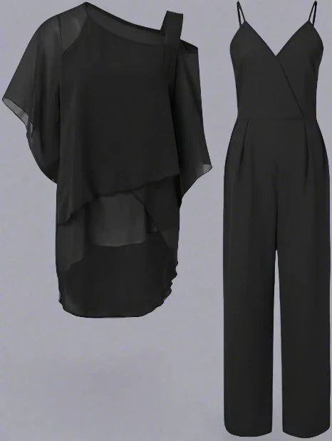 Abito Donna in Chiffon Elegante Svasato