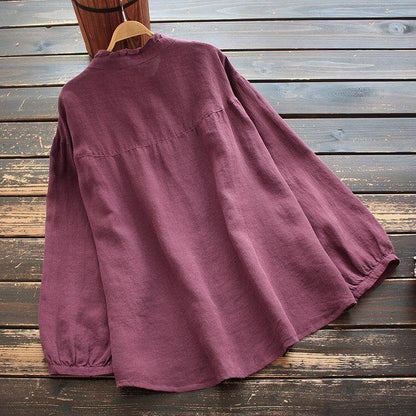 Camicia Donna Cotone Manica Lunga Slim Fit