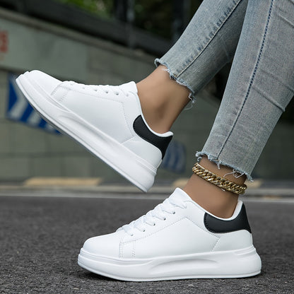 Sneakers Donna in Pelle Comode Stile Classico - Brentozzi