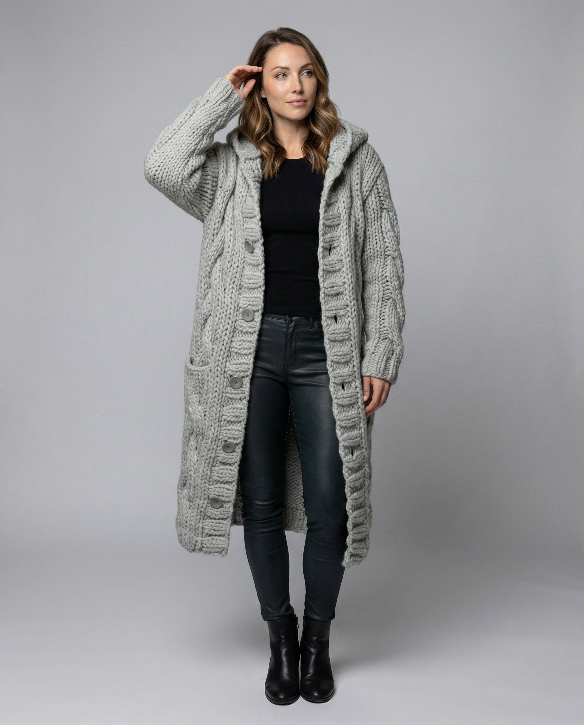 Cardigan Donna Maglia Morbida Casual - Brentozzi