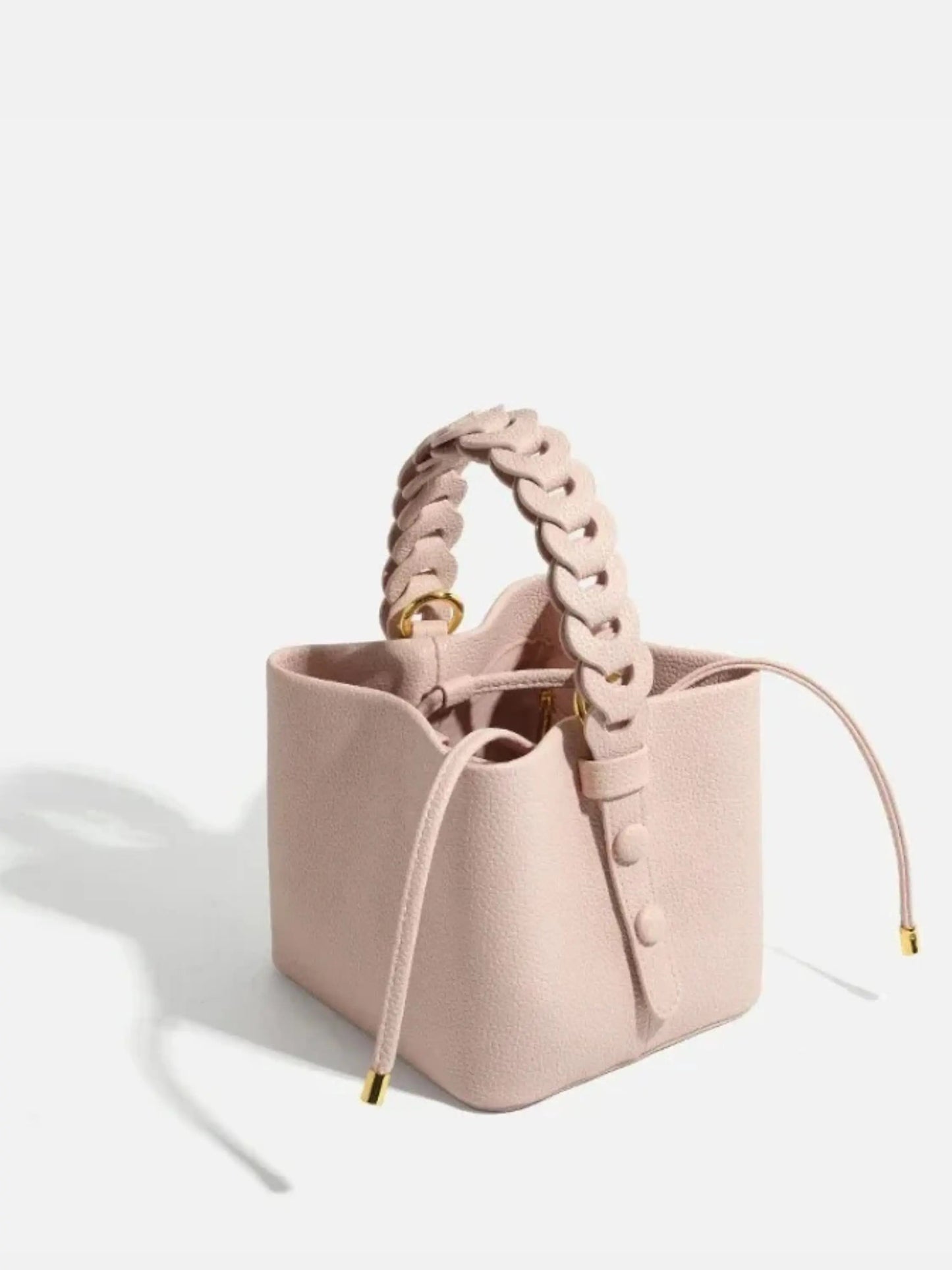 Borsa Donna Elegante Strutturata con Manico Intrecciato