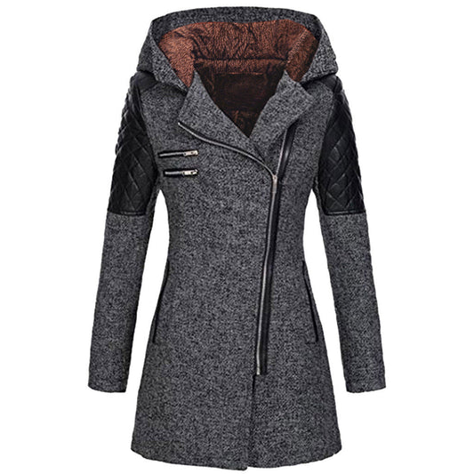 Giacca Invernale Donna Vintage Calda Stile Classico - Brentozzi