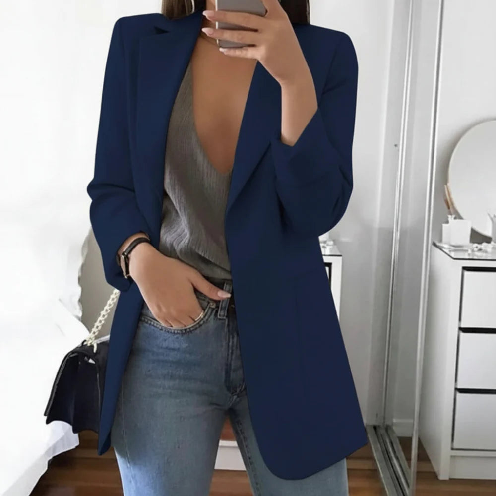 Blazer Donna Elegante per Ufficio Classico