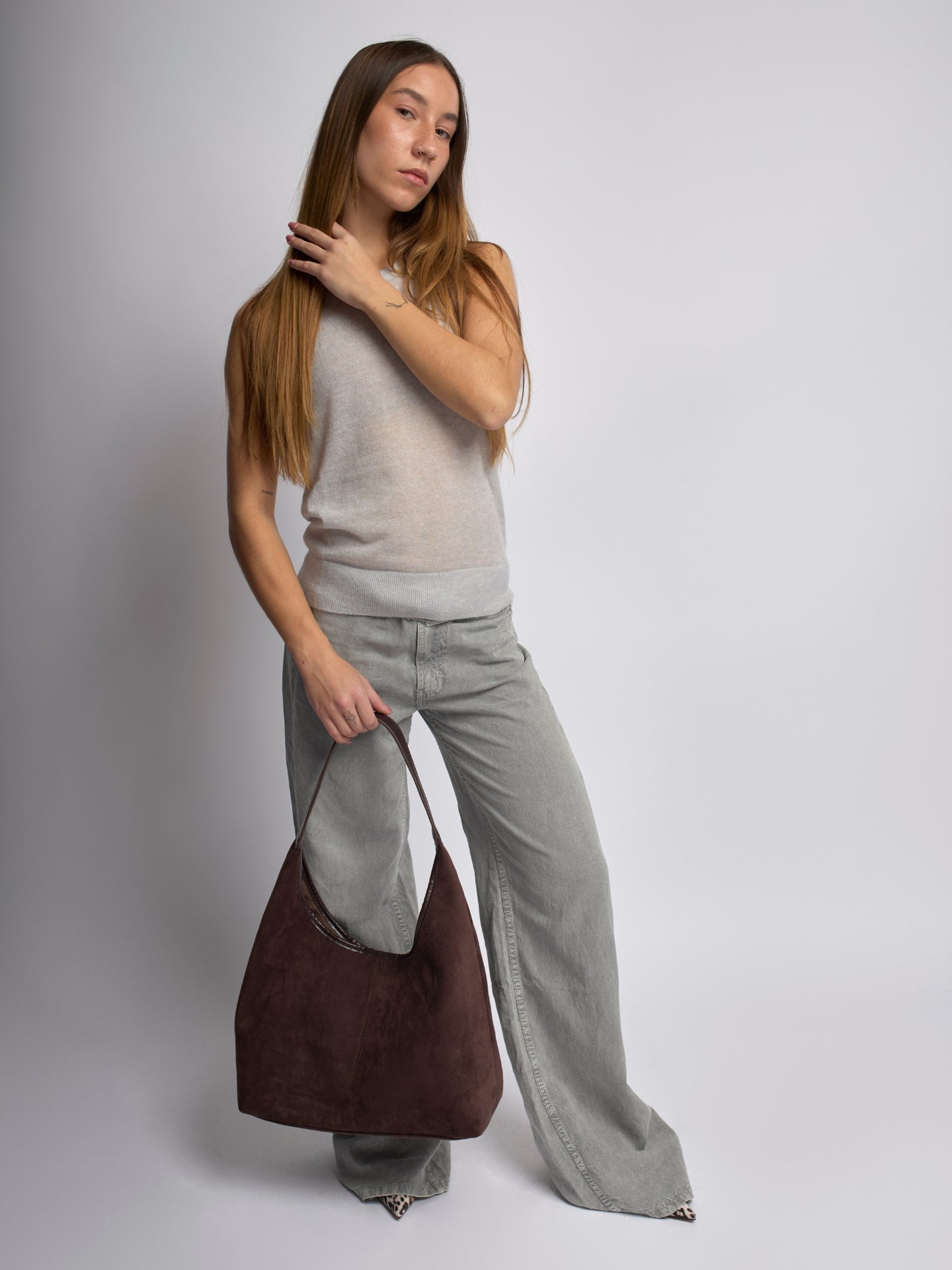 Borsa Tote Donna in Ecopelle Vegan Stile Pratico Durable