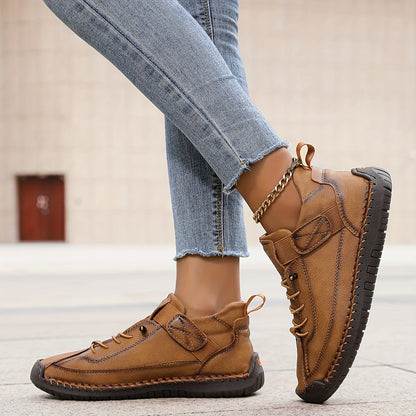 Stivaletti Donna Casual in Pelle con Lacci</s>