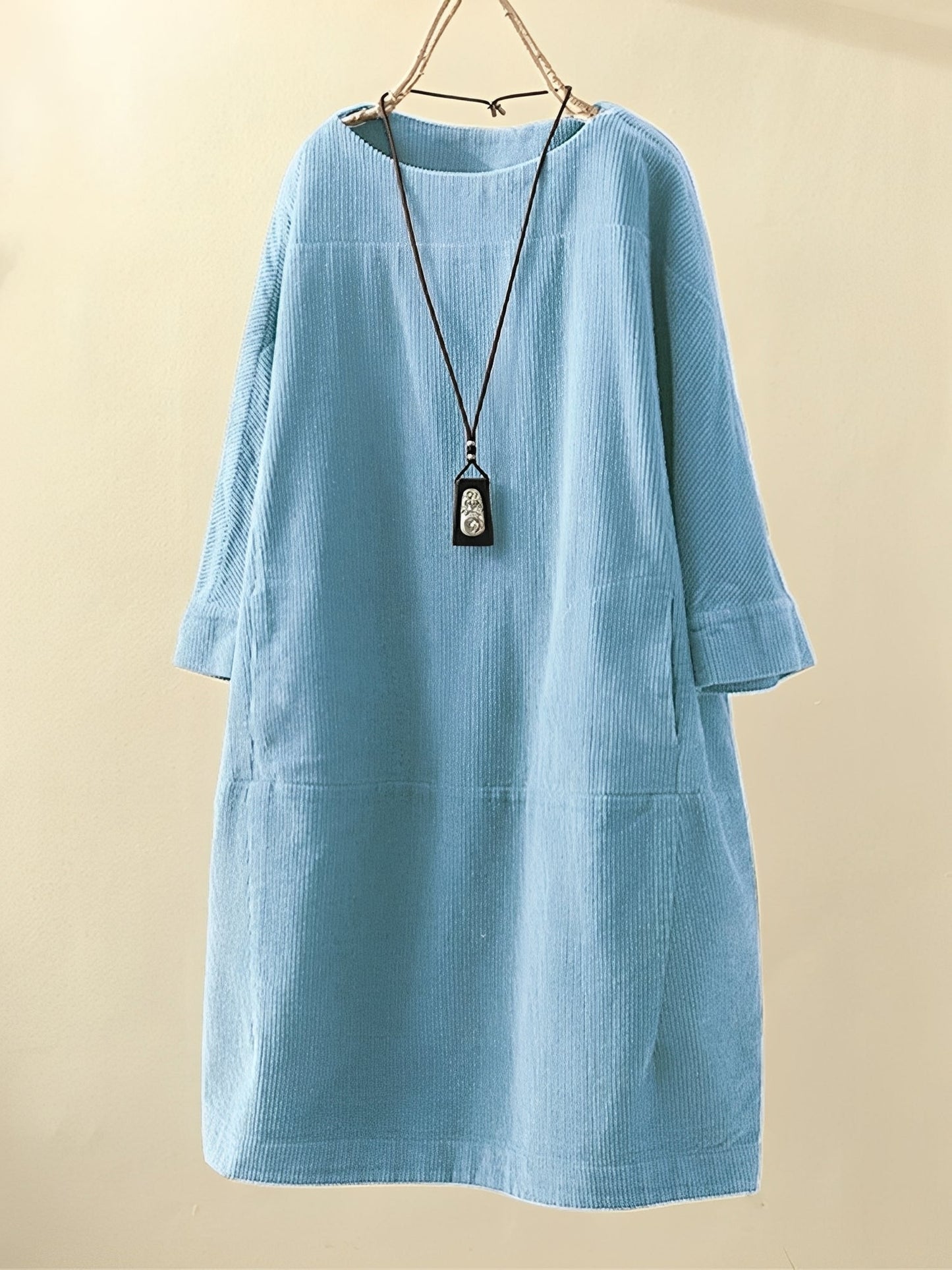 Abito A-Linea Donna in Velluto Morbido Svasato - Brentozzi