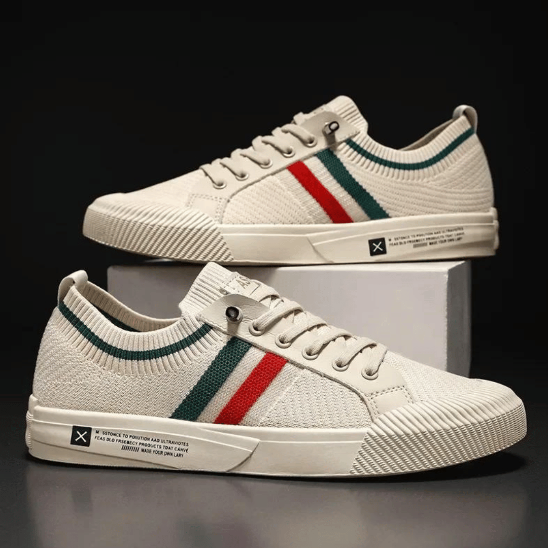Sneaker Uomo Stilose con Dettaglio a Righe