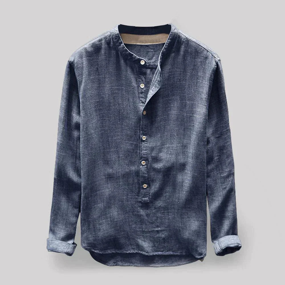Camicia Oxford Uomo Classica Manica Lunga