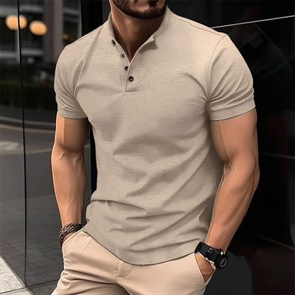 Polo Uomo Cotone Casual con Bottoni - Brentozzi