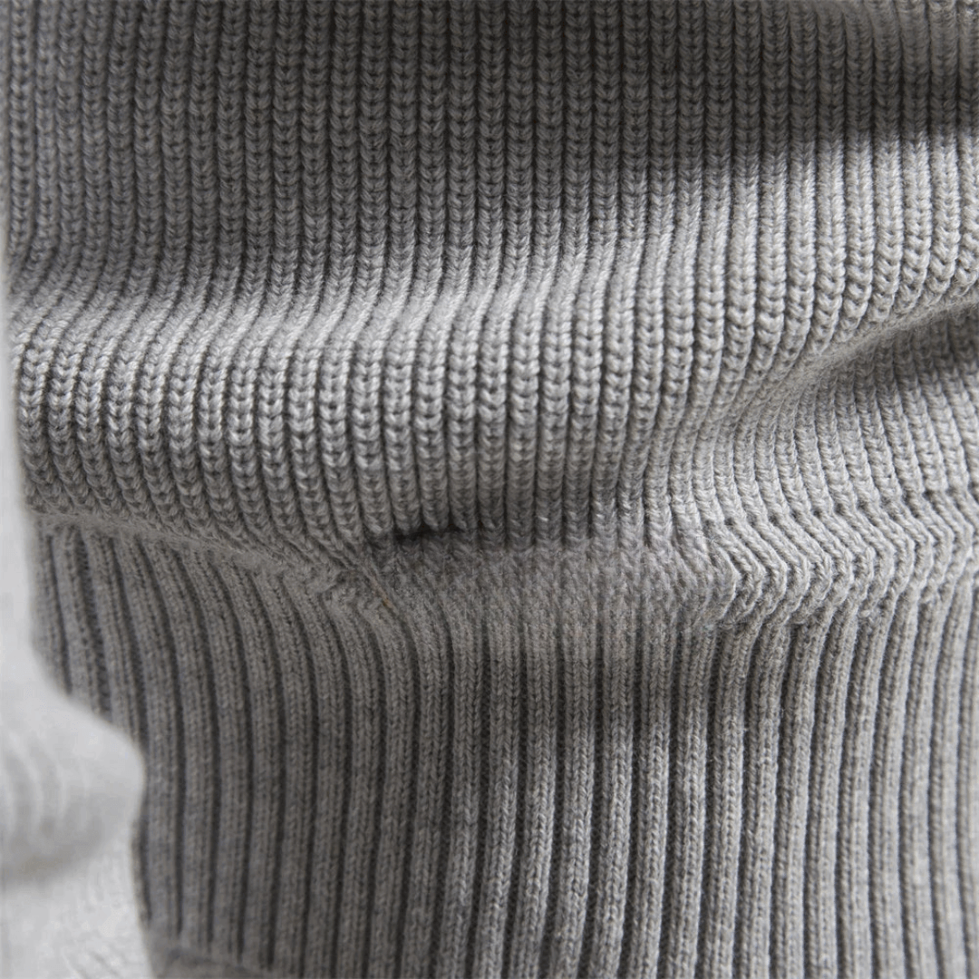 Maglione Uomo in Maglia Morbida con Zip