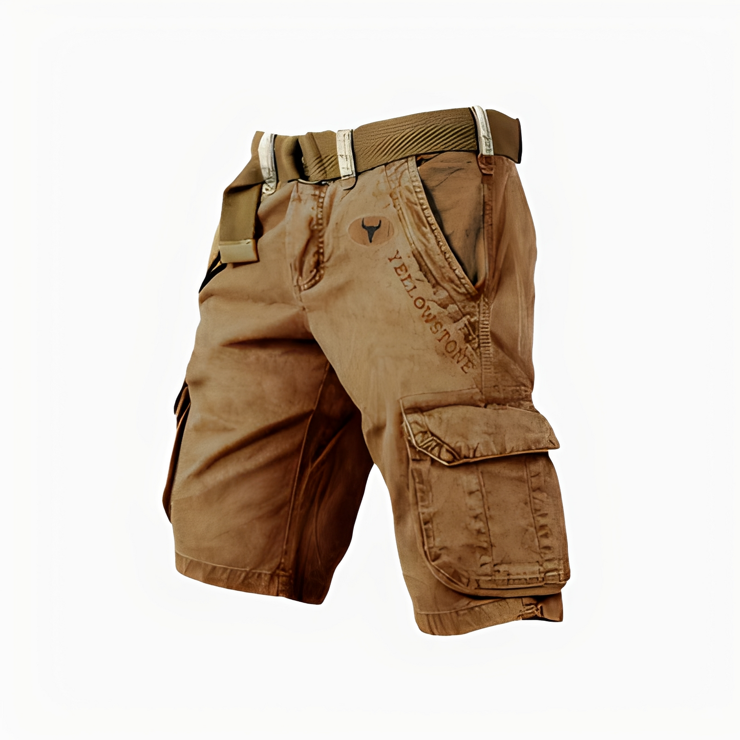 Bermuda Cargo Uomo Comodi Tasche Multiple