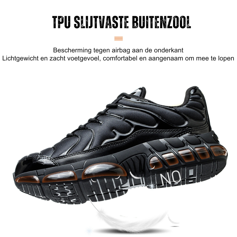 Scarpe Sicurezza Uomo Punta Acciaio Leggere Antiscivolo Ammortizzate