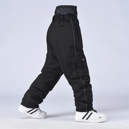 Pantaloni Unisex Tessuto Tecnico Zip Vestibilità Funzionale