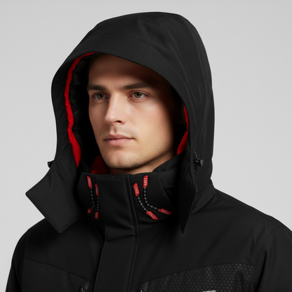 Completo Sci Uomo Giacca e Pantaloni Funzionali Vestibilità Invernale